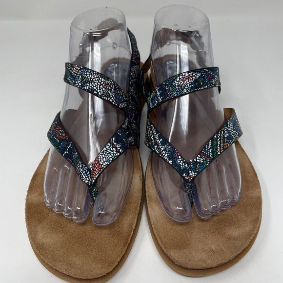 Sofft Rory Navy Speckled Thong Sandals Size 10M - Picture 3 of 11